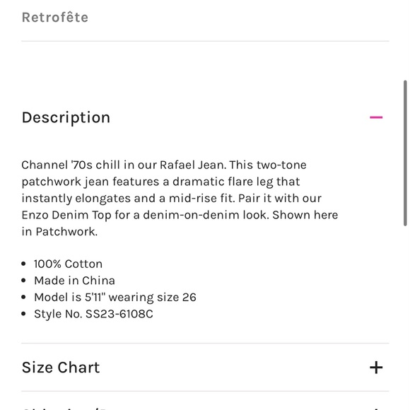 Retrofete Rafael Jeans - Picture 2 of 5